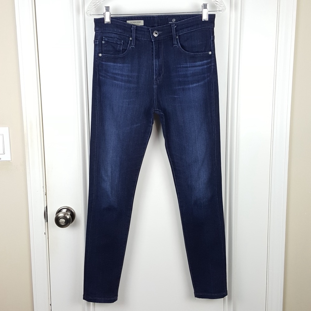 AG | The Farrah High-Rise Skinny Ankle Jeans